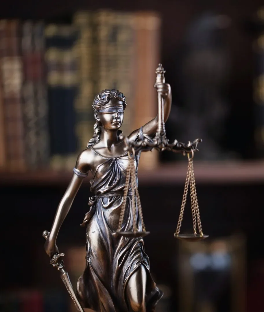 Representación de la justicia y el equilibrio legal